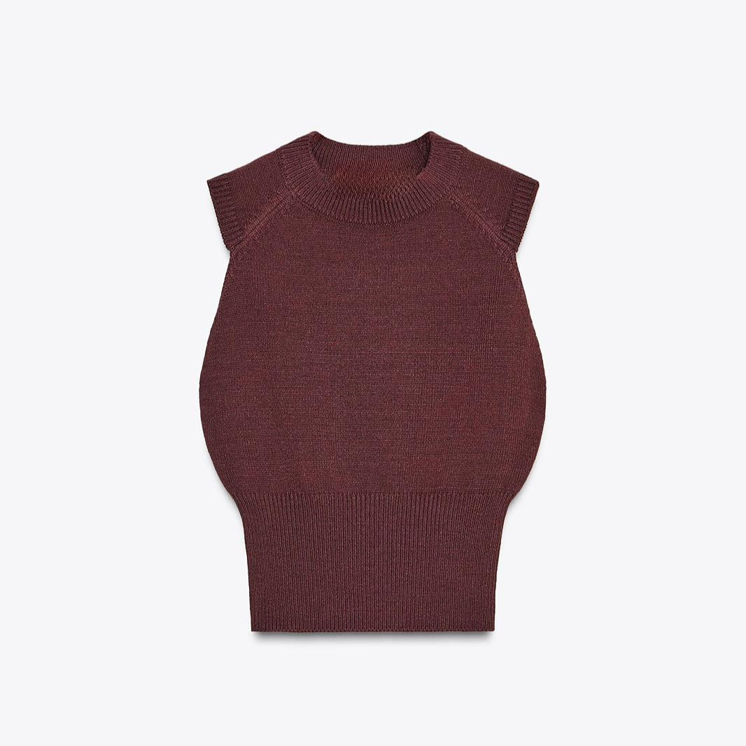 Top Sin Mangas Punto - Mujer