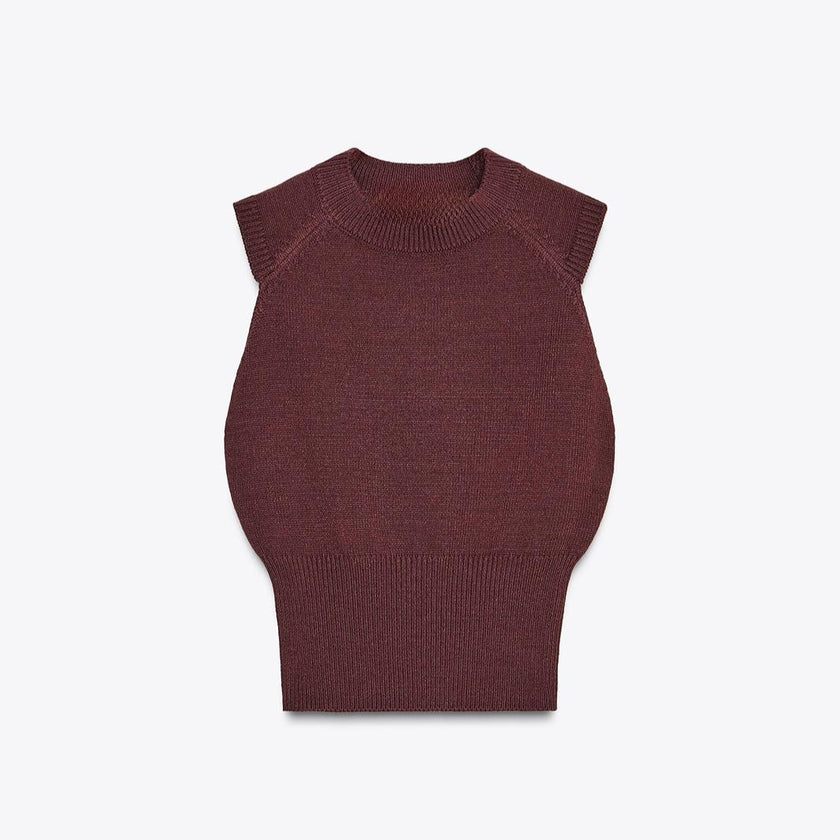 Top Sin Mangas Punto - Mujer