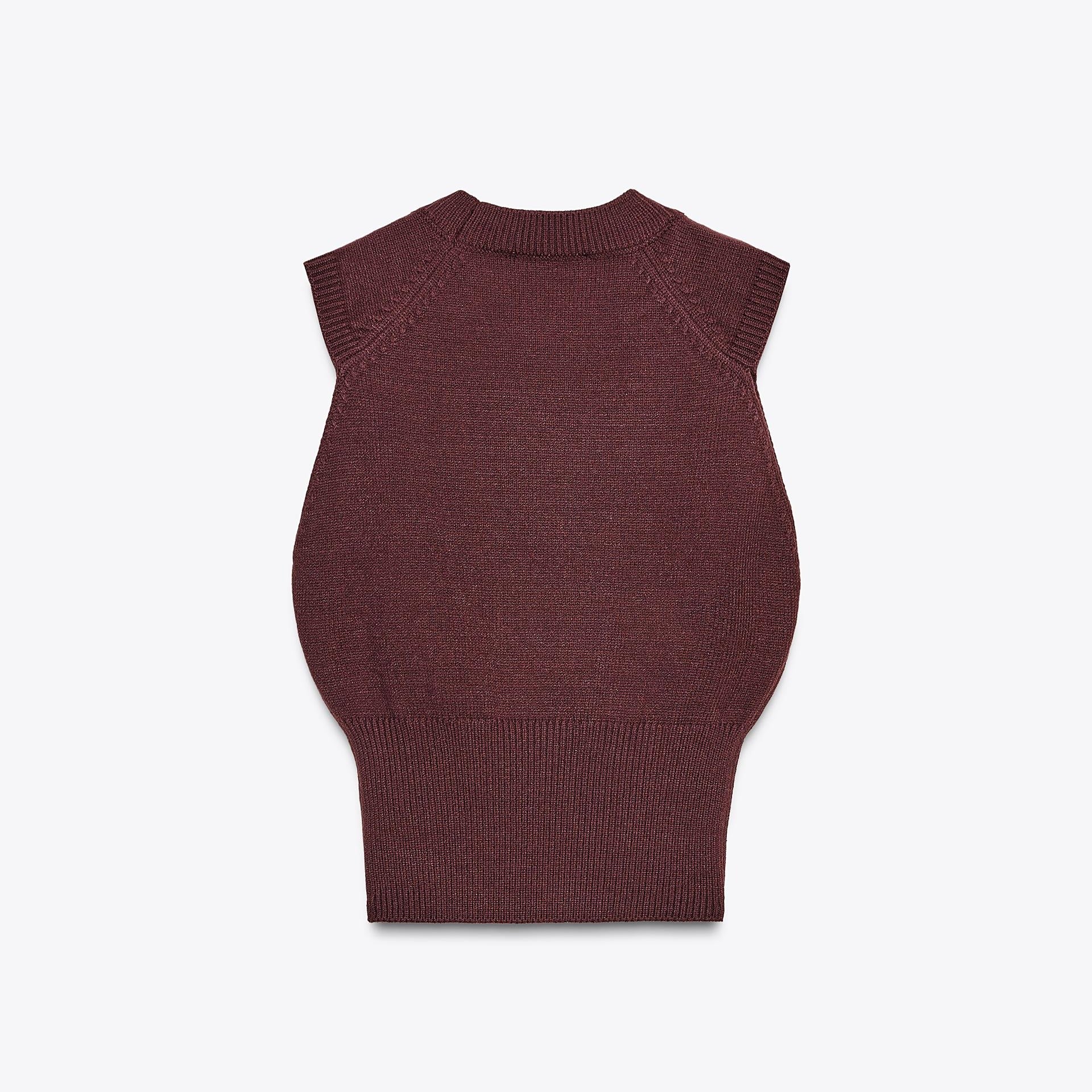 Top Sin Mangas Punto - Mujer