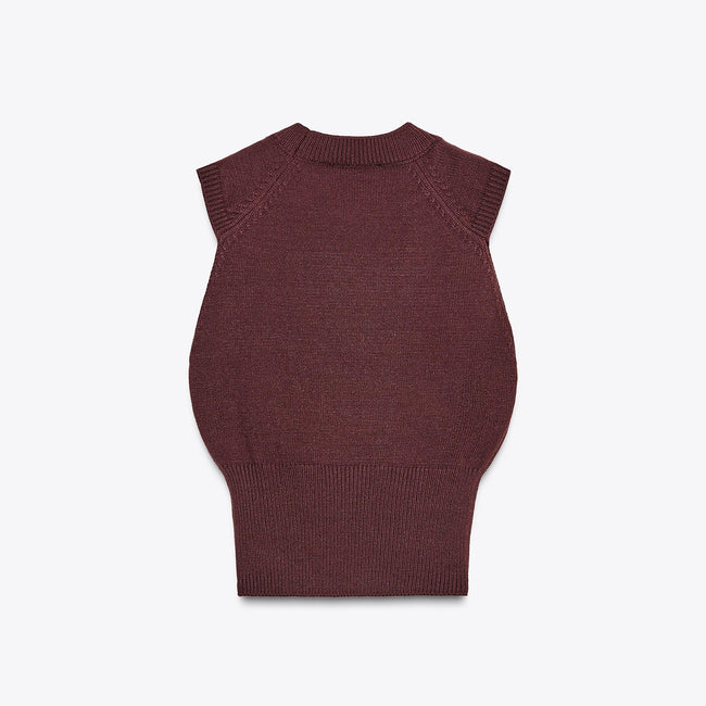 Top Sin Mangas Punto - Mujer