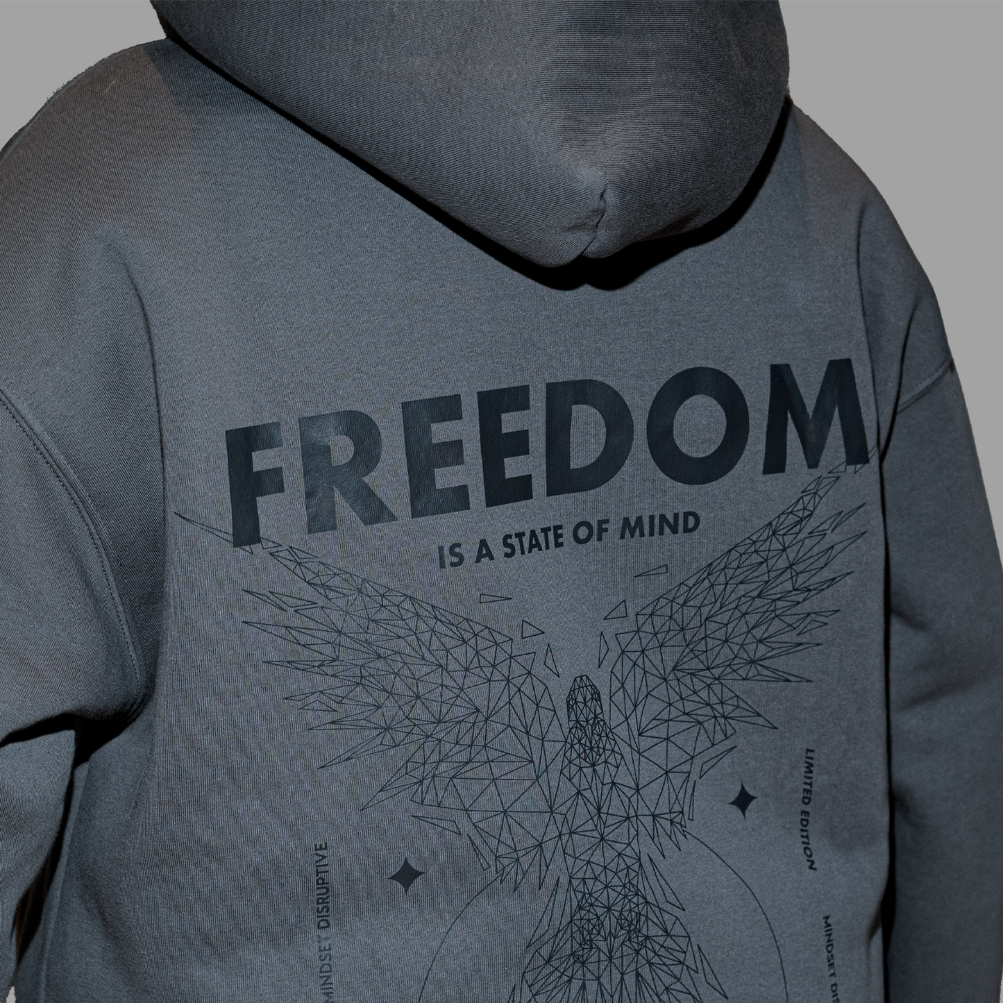 Sudadera Freedom Gris carbón