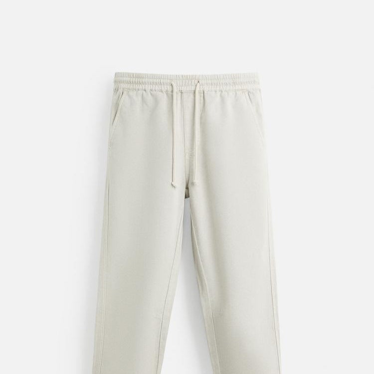 Pantalon Blanco Piedra - Hombre
