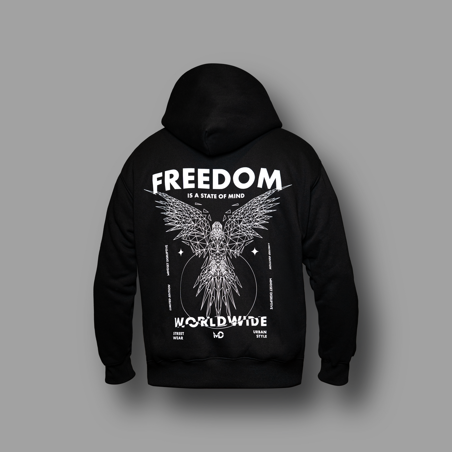 Sudadera Freedom Negra