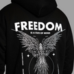 Sudadera Freedom Negra